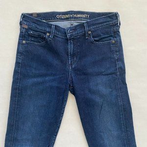 Citizens of Humanity "Elson" Dark Blue Denim Straight Leg Jeans Size 29
